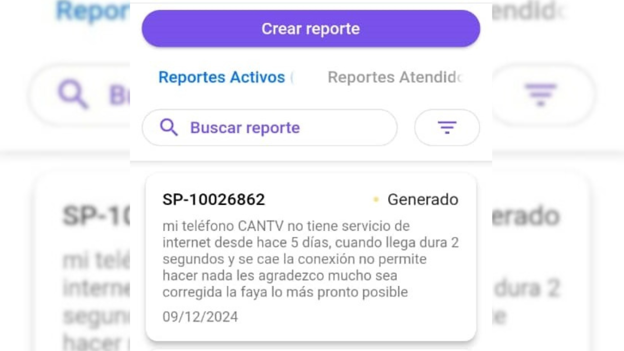 Una avería Cantv se prolonga por 15 días